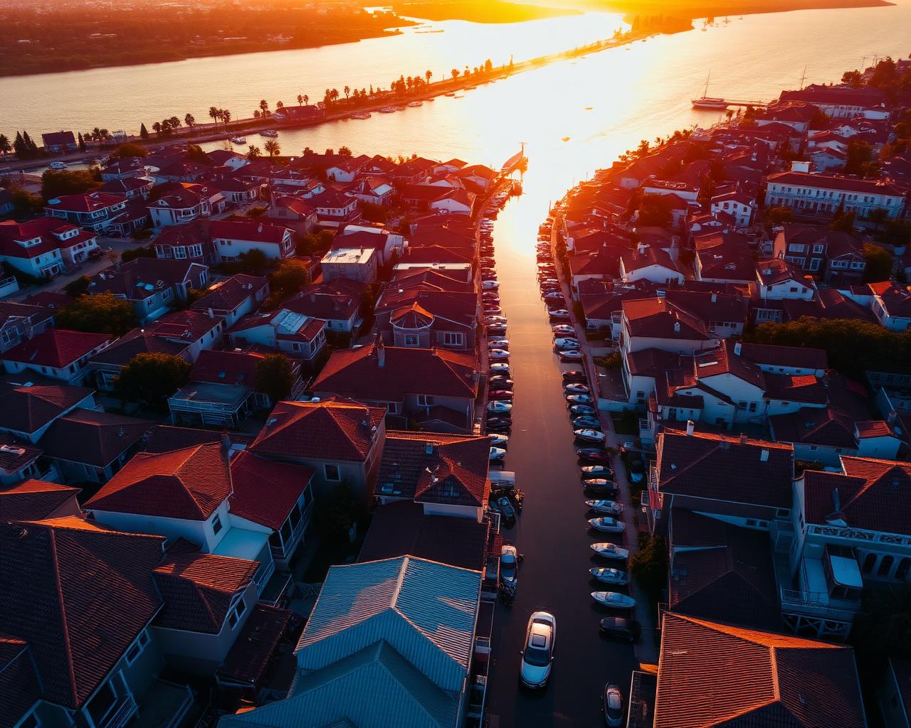Vista aerea Venezia